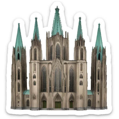 Cologne Cathedral  sticker