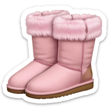 lightPink uggs sticker