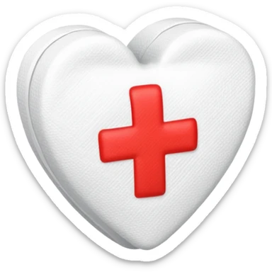 Bandage heart sticker