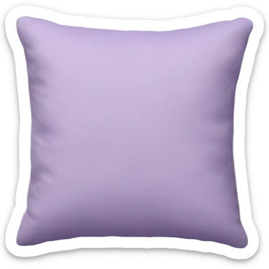 lilac cushions sticker