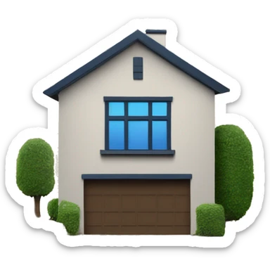 Modern house in AZ with 12th man blue flag sticker