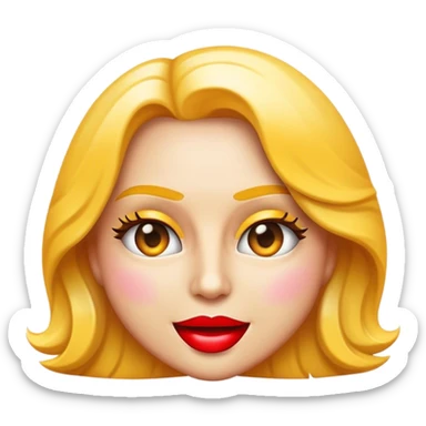 Cinematic Realistic Hollywood Pop Culture Emoji, featuring an iconic portrayal of film industry glamour rendered with vibrant textures and dynamic, cinematic lighting. sticker