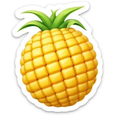 Corn ball sticker