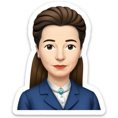 simone de beauvoir, french feminist sticker