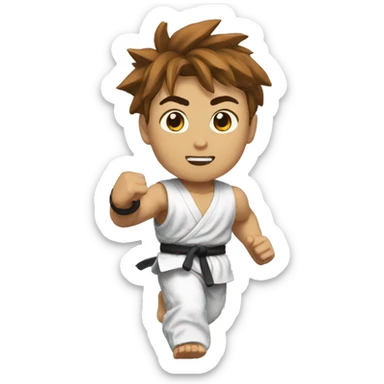 ryu the runner sticker