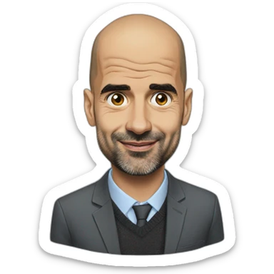 pep guardiola sticker
