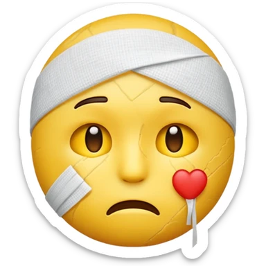 injured emoji sticker