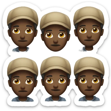 give me a black farmer that’s sad sticker