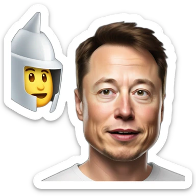 Russian spirit is removed from Elon Musk's mouth sticker