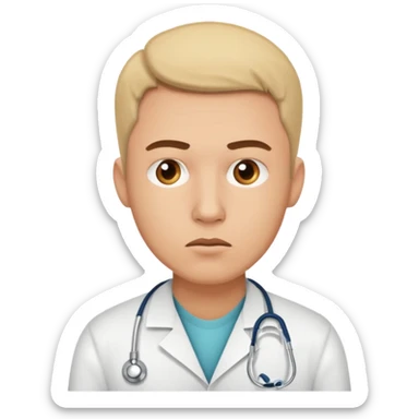 A male customer who has been looking for feedback or advice on a medical condition. I want to see the two options. No headset or computers. sticker