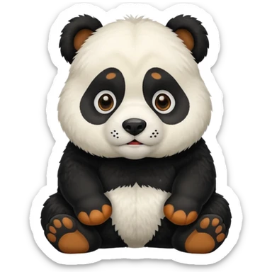 Rottweiler panda sticker