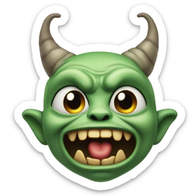 drooling imp sticker