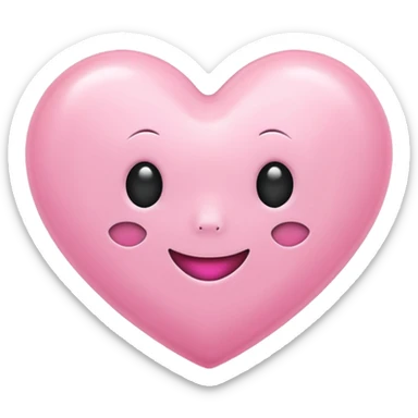  pastel pink heart Halloween sticker