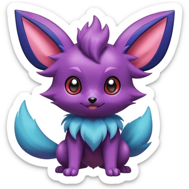 Epic Shiny Cool Cute Kawaii Eevee-Noibat-Zorua-Pokemon Full Body sticker