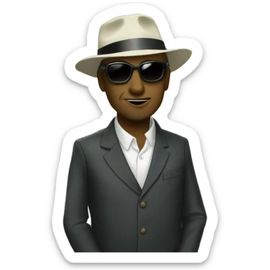 a lizard mafia sticker