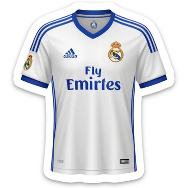 Real Madrid jersey sticker