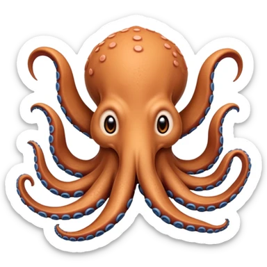 In Aardvark with Octopus arms sticker