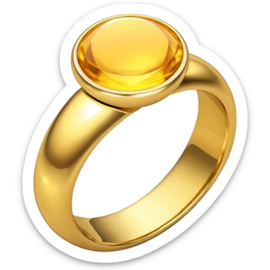 NEW GOLD RING sticker