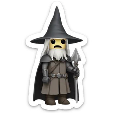 witch-king of angmar lord of the rings movie character sticker