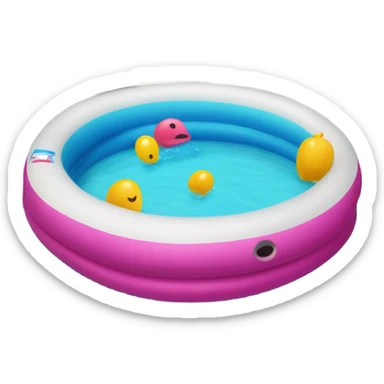 Piscine gonflable  sticker