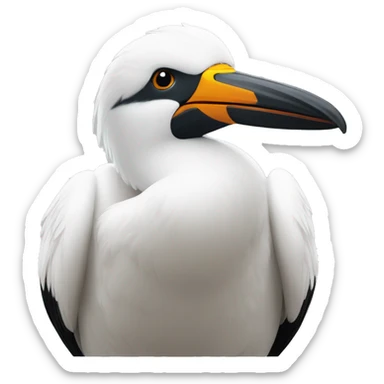 peli roja blanca crespa sticker