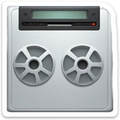 DVD player sticker