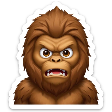 Sassy the Sasquatch from the big lez show sticker