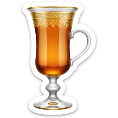 Çay bardağı ince belli türk sticker