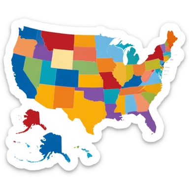 united states sticker