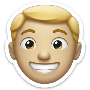 In need of an emoji that expresses 'well done' or success, perhaps something like a gleaming trophy or a triumphant smiling face! sticker