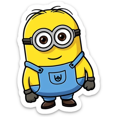 Minion sticker