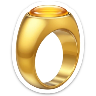 LoTR gold ring sticker