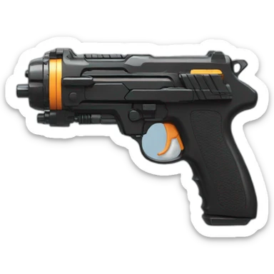 Tri lazer gun sticker