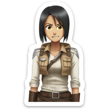 Sasha Braus anime attack on titan sticker