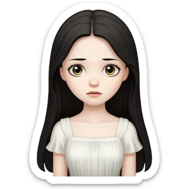 Samara in the ring movie sticker