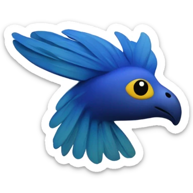 navi blue bills sticker