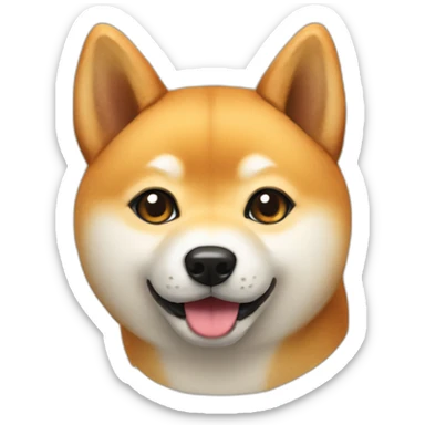 cute shiba inu sticker