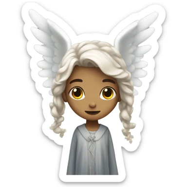 🥹 this emoji but angelic sticker