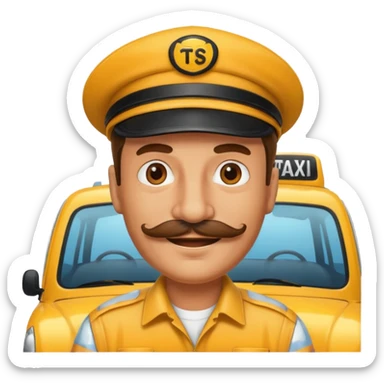  taxi driver sticker