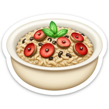 mushroom risotto sticker