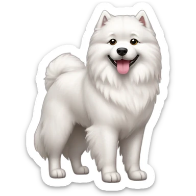Samoyed Dog Full Body sticker
