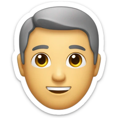 persona de perfil con su brazo derecho extendido en angulo de 70 grados y la palma extendida mirando hacia abajo. sticker