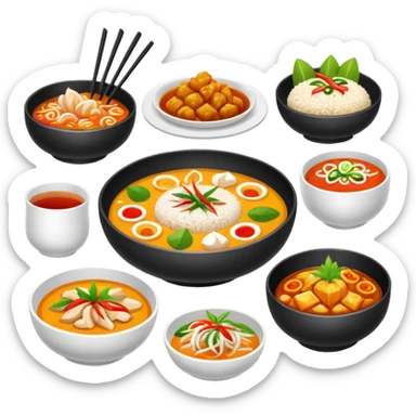 thai food sticker