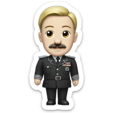 Adolf Hitler robocar poli sticker