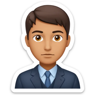 Strategic, analytical, and deeply concentrated. sticker