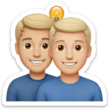 to give and take white men  sticker