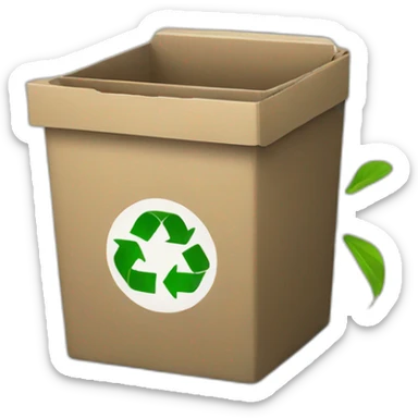 Garbage Recycling Icon sticker