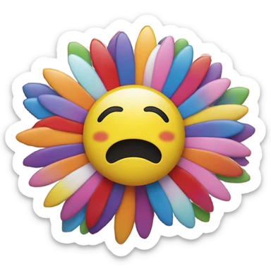 takashi muriyaki flower emoji sticker
