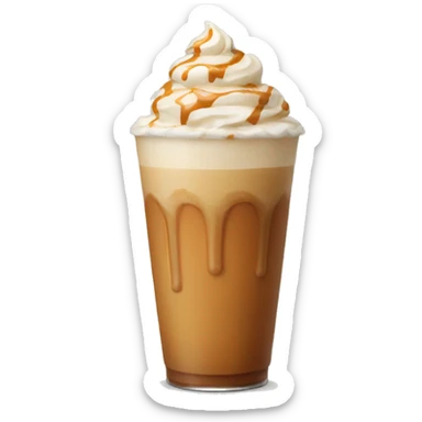Caramel Frappe condensation  sticker