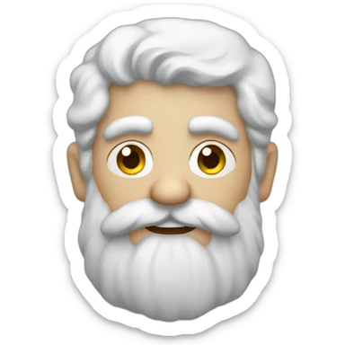 Father frost Rock sign sticker